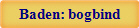 Baden: bogbind
