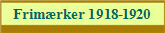 Frimærker 1918-1920